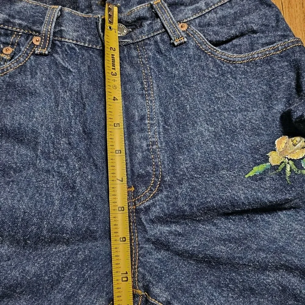 Vtg 90s Levis 501 XX 17501 0115 Womens Denim Jeans Size 9 Blue Made In USA 26x32 - Picture 13 of 15
